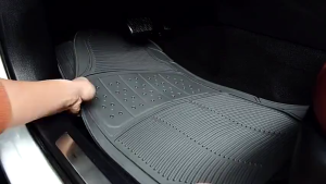 CARMAT003 - New 3Pcs. Customized Rubber Car Mat Universal Floor Guard Fits Assorted Car Model