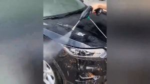 【Free tool box】 car pressure washer heavy duty washer high pressure 600 times supercharging capacity 999999mAh large water volume long range high power ten-year power sprayer water pressure Pressure Washers portable pressure washer wireless pressure washe