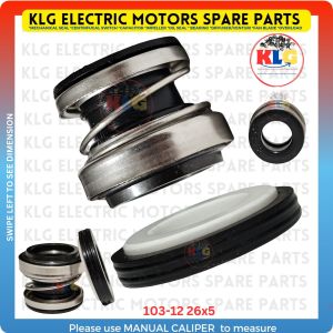 Mechanical seal 103-12 12mm 26x5 | Shaft seal for water pump