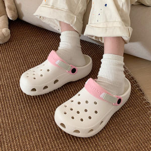 Thin Nurse Hole Shoes Womens Summer Outwear Online Celebrities Cute Cartoon Shoe Buckle Ins Vacation Beach Sandals