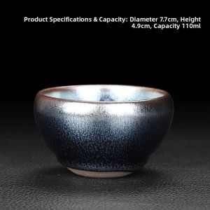 MOLORE | Oriental Blue Dragon Scales Iron-clay Teacup