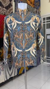 Jayabaya Batik WAKATOBI II Kemeja Katun Furing Lengan Panjang