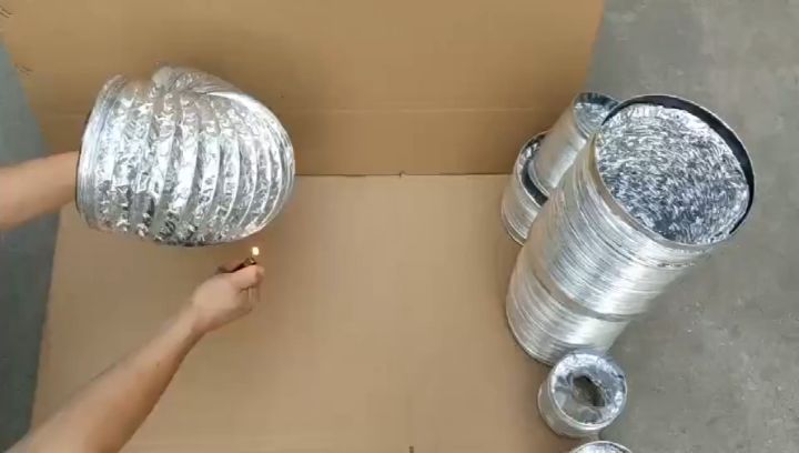 A/C&Range hood exhaust pipe 5M Ventilation Duct 4/5/6/7/8/10/12 inches Air  Ventilation Hose Flexible Duct Exhaust pipe/Range hood hose/Duct hose