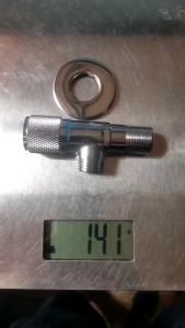 304 stainless steel quarter turn valve black shower valve bathroom wall mounted bidet faucet