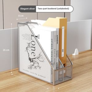 Metal Multi-Layer Document Organizer Vertical File Folder Stand Desk Top Storage Box Archive Arrangement Student Office Supplies