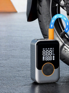 Suitu | Portable Multifunction Air Pump for Electric Bicycles Cars and Bicycle Tires with Tire Pressure Measurement