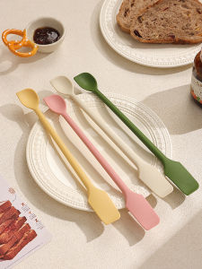 Dual-Head Long Spoon Spatula Stirring Stick Jam Butter Knife