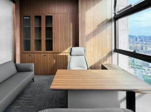 TECHNO office furniture Full Height Steel Wardrobe Cabinet with Mirror Steel Furniture Full Height Steel Wardrobe with Swing Door