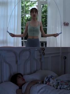 Ready Stock Jump Rope Yoga TPE Mat Skipping Floor Workouts for Sports Non Slip Textured Thick High Density Mat 防滑隔音 跳绳垫 跳绳 家用室内 减震静音 专业健身 运动减肥燃脂Shock absorption and silent professional