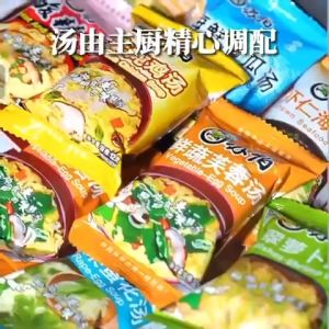 Canh Ăn Liền 6g – Canh Trứng Rong Biển Canh Bó Xôi Canh Cà Chua cải thìa | Tiện Lợi – Ngon Tròn Vị 紫菜蛋花汤 速溶汤