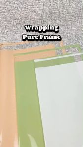 [5 LEMBAR] Flower Wrapping Pure Frame Cellophane Waterproof Kertas Bunga Buket Florsit Wrapping