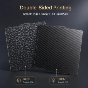 For Bambu Lab X2D P2S X1 P1S Carbon Build Plate A1 PEI Sheet Textured Double Sided PEO PET Bed For Bambulab P1P X1C Build Plate