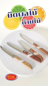 KIWI มีดผลไม้ มีดกีวี่ มีดทำครัว ด้ามไม้ มีด