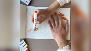 6PCS/SET ใบไม้ สัตว์เลี้ยง แม่แบบภาพวาดกลวง ตัวอย่างย้อนยุคกราฟฟิตี แม่แบบภาพวาดพืชใบเมเปิ้ล การตกแต่ง