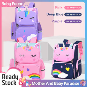 Children's School Bag: Fashion Cartoon Unicorn Backpack & Lightweight Zipper Schoolbag