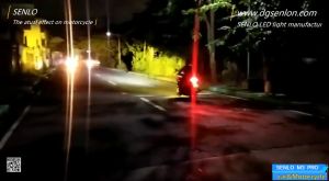 Motorcycle LED Lights Waterproof Off Road Motorcycle Bicolor Lens 2Pcs With Switch High Beam Lights Mini LED Driving Light