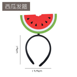 Kindergarten Drawing Book Library Performance Area Headband Hungry Caterpillar Props Watermelon Moon Flavor Decorative Corner