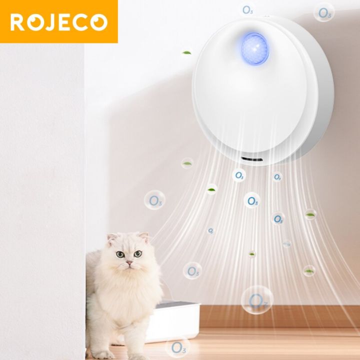 ROJECO 4000mAh Smart Cat Odor Purifier Automatic Cat Litter Box Deodorizer  For Pet Toilet Air Purifier Dog Cat Litter Deodorant Lazada PH