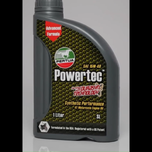 Pertua Powertec Motorcycle Oil 15W-40 1L 1 LITER 4-Stroke