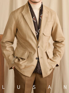 High-quality Italian Luxury Casual Suede Jacket Autumn Winter