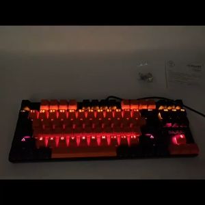 87-Key RGB Keyboard Wired / USB Gaming Mechanical Keyboard with Multimedia Keys