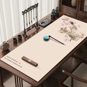 ผ้าถักขนสัตว์สไตล์จีนใหม่สำหรับผู้เชี่ยวชาญในด้านการเขียนจีน ผ้าถักขนสัตว์สำหรับฝึกเขียน ผ้าคลุมโต๊ะทำงานสำหรับธุรกิจ