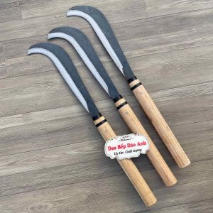 Dao quắm đi rừng phát cây ngoặc cỏ chuẩn nhíp xe sắc bén chuôi 30cm