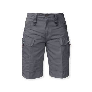 NFH Celana Tactical Pendek Cargo Big Size Jumbo Bahan Ripstop Reguler Fit Abu Grey