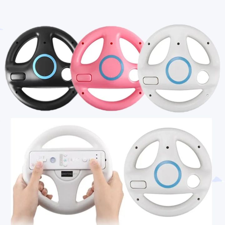 2pcs/Set Racing Wheel Games Steering Wheel for Nintend Wii Remote Game ...