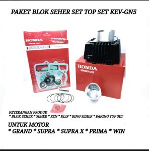 BLOK SEHER PISTON KIT SET GRAND/BLOK SEHER GN5 GRANDSUPRA LAMA ASTREA PRIMA HONDA WIN