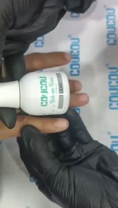 Happyt Pretty Shop COUCOU RUBBER BASE GEL CLEAR & COUCOU RUBBER BASE GEL PINK FOR NAILS