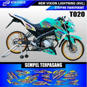 Stiker Striping New Vixion Lightning (NVL) Transparan Hologram