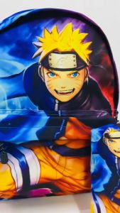 iSchoolDy Kids Cartoon Pikachu Naruto School Bag Backpack Beg Sekolah