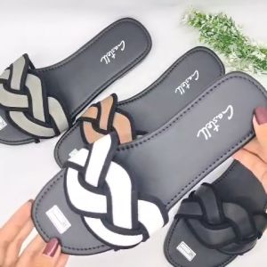 CASTELL- Sandal Wanita Teplek Terbaru Korea Slip On Sol Karet Lentur Tidak Licin Dan Anti Patah