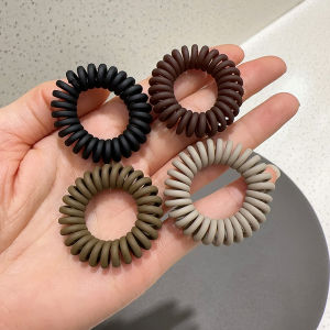 ยางรัดผมแบบยืดหยุ่นสูงสำหรับผู้หญิง ยางรัดผมสไตล์เกาหลี ยางรัดผมแบบไม่มีรอย ยางรัดผมแบบมีหัวเข็มขัด