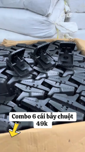 Combo 3-6 Bẫy Chuột Thông Minh Siêu Nhạy - Dễ Dùng Lực Cắn Mạnh Hiệu Quả Cao