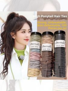 PINK EMPRESS | Black Simple Versatile Ponytail High Elasticity Durable Hair Tie