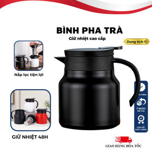Bình Trà Giữ Nhiệt Ấm Pha Trà Giữ Nhiệt Có Lõi Lọc Chất Liệu Inox 316 Dung Tích 1000ml Ấm Giữ Nhiệt Liên Tục 12h