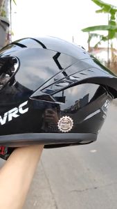 HELM VRC RACCER X MOTIF CARBON | HALF FACE VISOR IRIDIUM MOTORCYCLE SNI