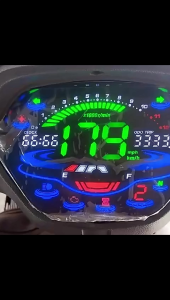 For Honda EX5 CX DX CD110 Wave100 Alpha Class1 Ori Tokyoda Full LED DIGITAL METER Speedometer