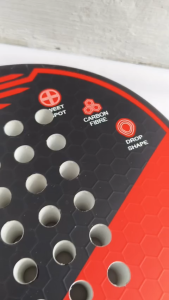 Raket Racket Paddle Padel Whizz Diamond 603 Carbon Fiber