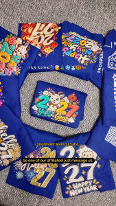 Maritees.MNL Luminous Blue New Year Tshirt Color of the Year 2027 Family Tshirt Reunion Tees A