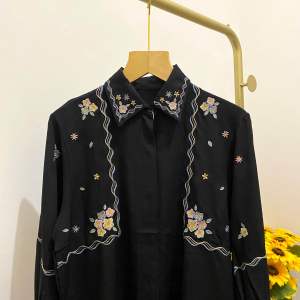 Hyori Flower Shirt | Kemeja Wanita Lengan Panjang