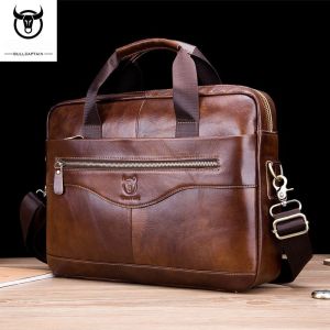 Cặp đựng laptop cặp da công sở BULLCAPTAIN nhiều ngăn tiện dụng rất thanh lịch và sang trọng