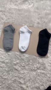 Tất màu trơn thu đôngtất vớ cotton mềm mịn co giãn