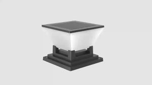 Solar Column Light Auto Night On Day Off 3 Colors IP65 Waterproof for Yard Stone Post Step Decor Solar Post Light Pillar Light