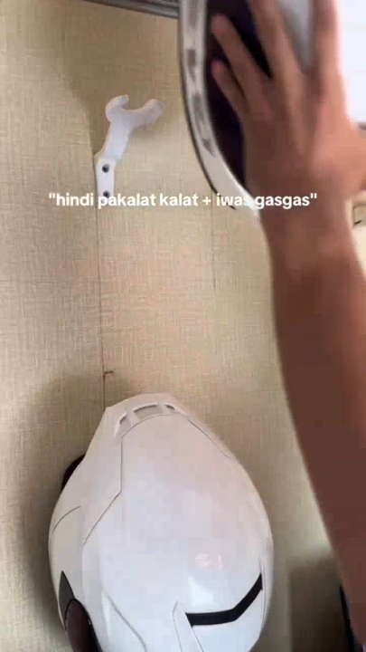 3D Printed Helmet Holder Wall Mount Heavy Duty ABS Plastic Motorcycle ...