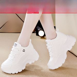 Womens Sport Shoes Increases Height Fall New Style Thickenedbottom Fluffy Surface Dads Shoes Travel Matching Casual Shoes Hiking Shoes Outdoor Footwear