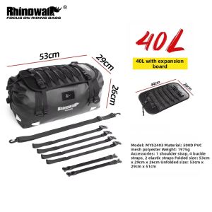 RHINOWALK | Fully Waterproof Motorcycle Rear Seat Bag