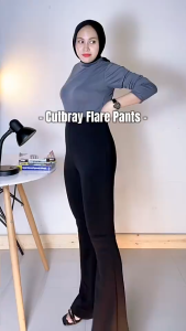 Terlaris celana cutbray celana panjang wanita celana kantor celana kulot scuba